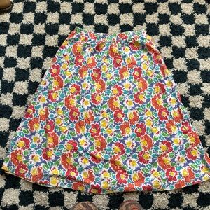 Talbots Colorful Floral Midi Skirt